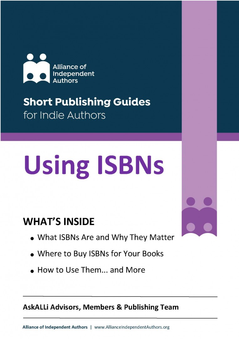 为您的自我发布书籍使用ISBNS