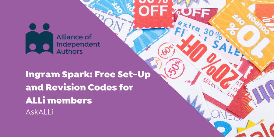 Ingram Spark：Alli成员的免费设置和修订代码